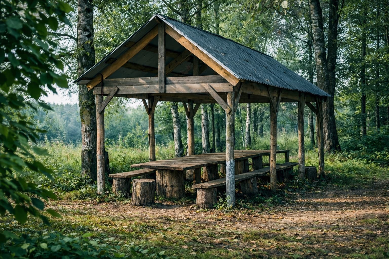 Природа и территория глэмпинга